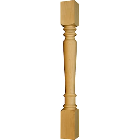 Osborne Wood Products 35 1/2 x 3 1/2 Islander Island Leg in Knotty Pine 1750P
